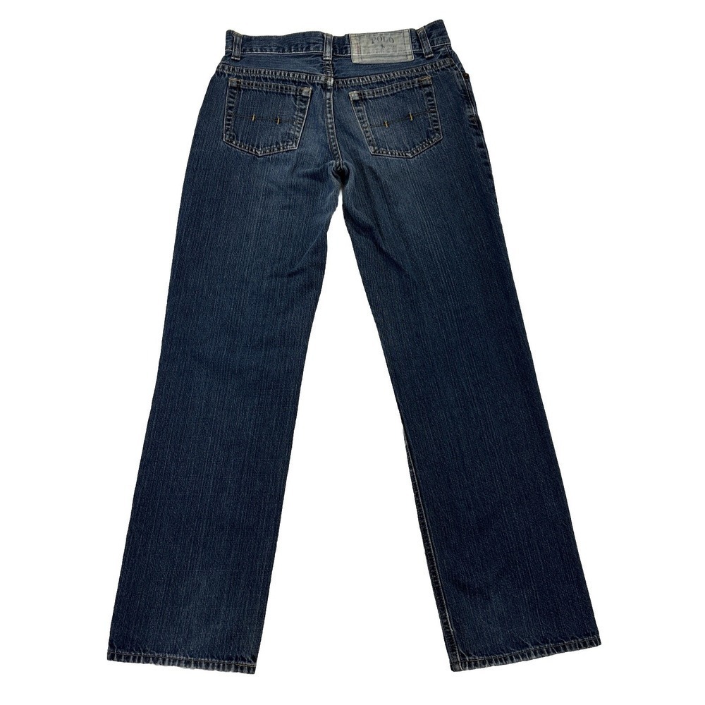 VTG‎ Polo Ralph Lauren Jeans Womens 16 Straight Leg Mid Rise Denim 28x29 Y2K